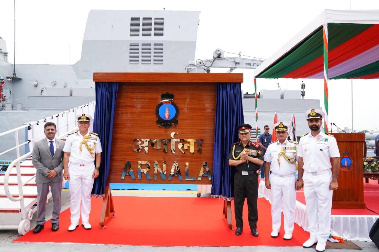 COMMISSIONING OF 1ST ASW SHALLOW WATER CRAFT ‘INS ARNALA’  ON 18 JUN 25 - Thumbnail